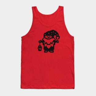 Gnome Christmas gift pixel art Tank Top